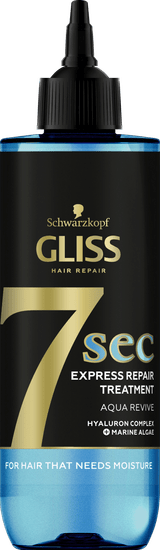 Gliss Kur 7 Sec Express Repair tretman za kosu, Aqua Revive, 200 ml