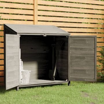 Vidaxl Vrtna kućica antracit boje 102x52x112 cm masivno drvo jele