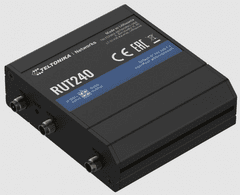 Teltonika RUT240 usmjerivač, industrijski, LTE, crna (RUT24006E000)