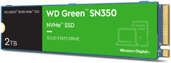 WD Green SN350 SSD disk, M.2, 2 TB, NVMe (WDS200T3G0C)