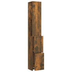 Vidaxl Kupaonski ormarić boja dimljenog hrasta 25x26,5x170 cm
