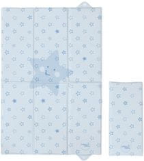 Ceba Baby Zvijezde putna podloga za presvlačenje, 60x40 cm plava