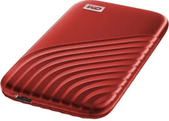 Western Digital My Passport SSD disk, 2 TB, USB-C 3.2, crveni (WDBAGF0020BRD-WESN)