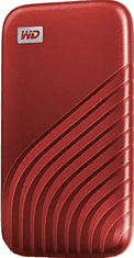 Western Digital My Passport SSD disk, 2 TB, USB-C 3.2, crveni (WDBAGF0020BRD-WESN)