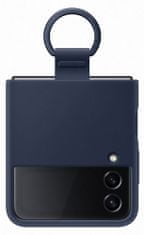 Samsung Galaxy Z Flip 4 silikonska maska ​​s držačem, plava (EF-PF721TNEGWW)