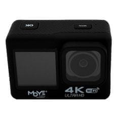 Moye Ventrue 4K Duo akcijska kamera, crna