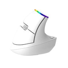 Delux Ergonomski vertikalni bežični miš RGB 1600DPI