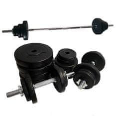 Spartan set utega s ručkama , 50 kg