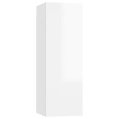 Vidaxl TV ormarić sjajni bijeli 30,5 x 30 x 90 cm konstruirano drvo