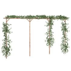 Vidaxl Bambusova pergola, 385 x 40 x 205 cm