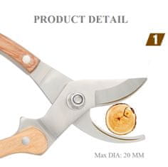 ZAKLADNICA DOBRIH I. Vrtne škare od nehrđajućeg čelika