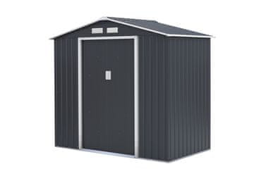IWHOME Vrtna Kućica ARES A, 2.71m², Antracit, Otporna Čelična Konstrukcija