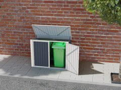 IWHOME Univerzalna Čelična Kućica za Otpad 1,75 m² Antracit - HORY B Model