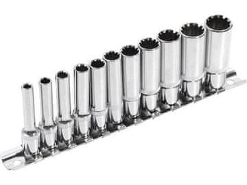 Extol Premium Utičnica (8818110) produženi, MULTI-LOCK, set od 11 komada, CrV