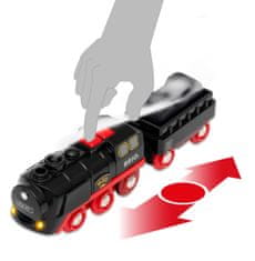 Brio SVIJET 36014 Božićni vlak s parnom lokomotivom na baterije