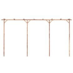 Vidaxl Bambusova pergola, 385 x 40 x 205 cm