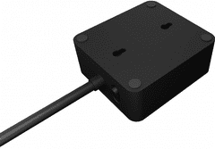 IcyBox produžetak, 1.9m za dvije utičnice 220V, USB punjač, ​​2xUSB-A, 1xUSB-C (IB-MPS2220B-CH)