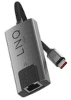 Linq adapter, RJ45, USB-C, aluminij, siva (LQ48023)