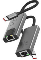 Linq adapter, RJ45, USB-C, aluminij, siva (LQ48023)