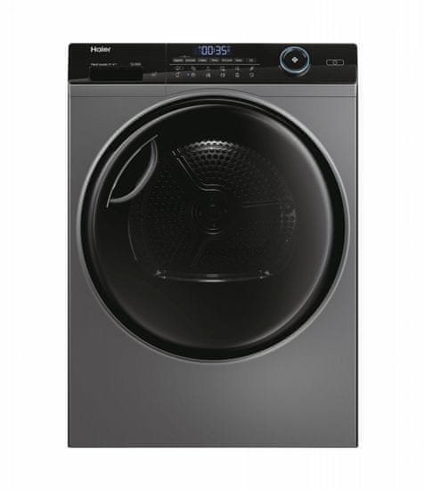 HAIER HD80-A3959R-S sušilica rublja, 8 kg, crna