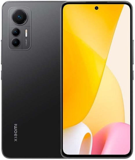 Xiaomi 12 Lite 5G pametni telefon, 8 GB/128 GB, crni