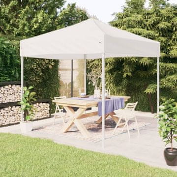 Vidaxl Sklopivi šator za zabave 2x2 m bijeli