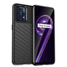 MG Thunder silikonska maska za Realme 9 Pro Plus, crno