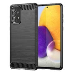 MG Carbon Case Flexible silikonska maska za Samsung Galaxy A73, crno