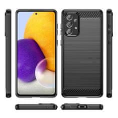 MG Carbon Case Flexible silikonska maska za Samsung Galaxy A73, crno