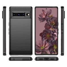 MG Carbon Case Flexible silikonska maska za Google Pixel 7 Pro, crno