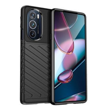 MG Thunder silikonska maska za Motorola Moto Edge 30 Pro, crno