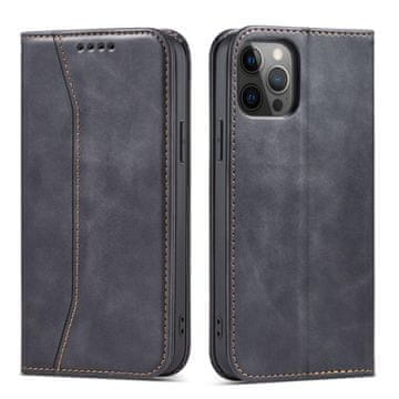 MG Magnet Fancy preklopna maska za iPhone 12 Pro Max, crno