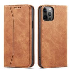 MG Magnet Fancy preklopna maska za iPhone 12 Pro, smeda