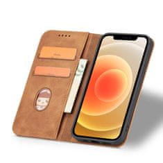 MG Magnet Fancy preklopna maska za iPhone 12 Pro, smeda