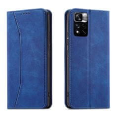 MG Magnet Fancy preklopna maska za Xiaomi Redmi Note 11, plava