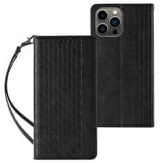 MG Magnet Strap preklopna maska za iPhone 13 Pro, crno