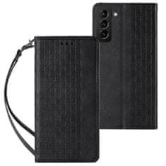 MG Magnet Strap preklopna maska za Samsung Galaxy S22 Ultra, crno