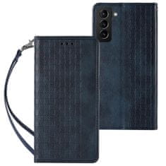 MG Magnet Strap preklopna maska za Samsung Galaxy S22, plava