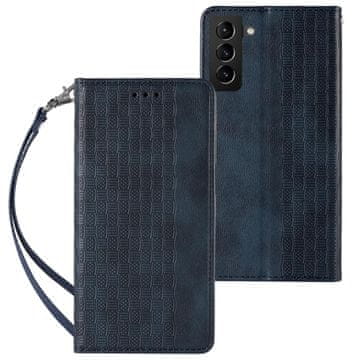 MG Magnet Strap preklopna maska za Samsung Galaxy S22, plava