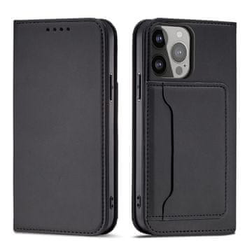 MG Magnet Card preklopna maska za iPhone 13, crno