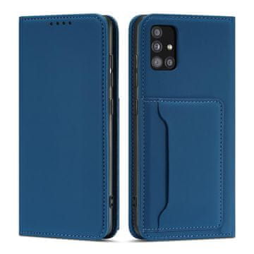 MG Magnet Card preklopna maska za Samsung Galaxy A52 5G, plava
