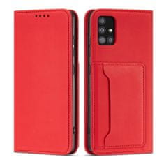 MG Magnet Card preklopna maska za Samsung Galaxy A53 5G, crvena