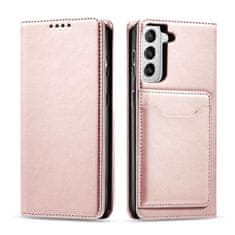MG Magnet Card preklopna maska za Samsung Galaxy S22, ružičasta