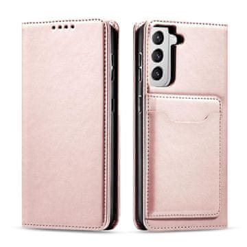 MG Magnet Card preklopna maska za Samsung Galaxy S22, ružičasta