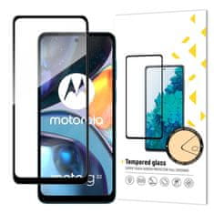 MG Full Glue Super Tough zaštitno staklo za Motorola Moto G22, crno