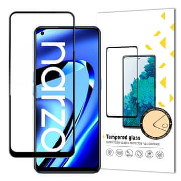 MG Full Glue Super Tough zaštitno staklo za Realme Narzo 50A, crno