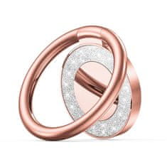 Tech-protect Magnetic Ring držač mobitela za prst, glitter ružičasta