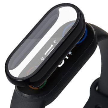 Tech-protect Defense 360 maska sa zaštitnim staklom za Xiaomi Mi Band 3 / 4 / 5 / 6, crno