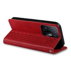 MG Magnet Strap preklopna maska za Xiaomi Redmi Note 11 Pro 4G/5G, crvena