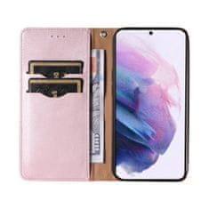 MG Magnet Strap preklopna maska za Samsung Galaxy S22 Ultra, ružičasta